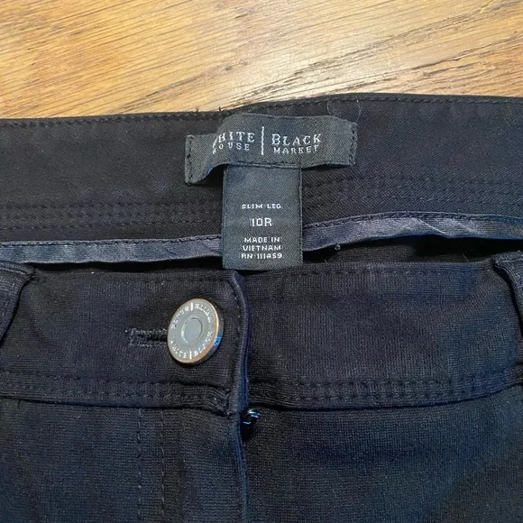 White House Black Market black pants - size 10r - Picture 6 of 8